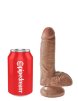 Фаллоимитатор на присоске телесный COCK WITH BALLS фото 10 — Твой Каприз
