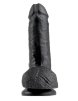 Фаллоимитатор на присоске телесный COCK WITH BALLS фото 8 — Твой Каприз