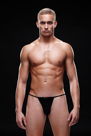 Стринги мужские черного цвета — Твой Каприз