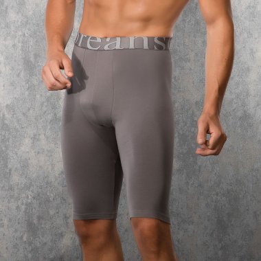 Серые боксеры с надписью DOREANSE удлиненные — Твой Каприз