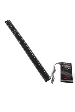 Шлепалка Spank Me, Please...Sir линейка черная — Твой Каприз