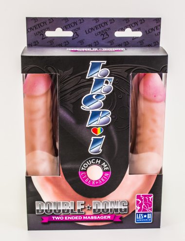 Двойной фаллоимитатор Киберкожа — Твой Каприз