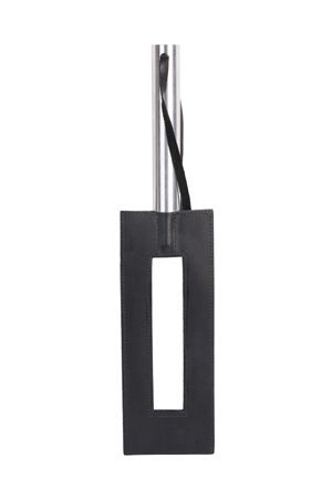 Шлёпалка-рамка Leather Gap Paddle кожаная черная фото 1 — Твой Каприз