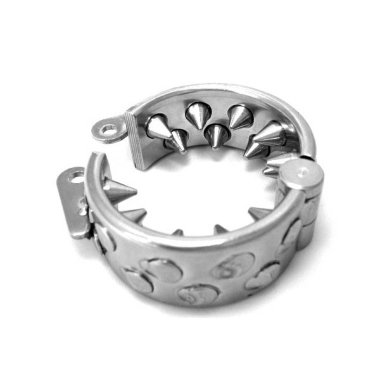 СВТ кольцо на пенис с шипами на замке — Твой Каприз