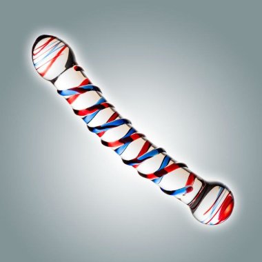 Анально-вагинальный стимулятор дугообразной формы из стекла — Твой Каприз