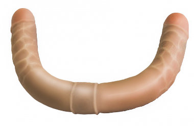 Двойной фаллоимитатор неоскин в коробке — Твой Каприз