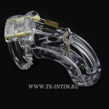 Мужской набор верности с насадками прозрачный (большой размер) — Твой Каприз