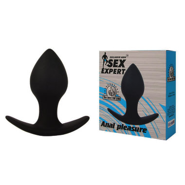 Анальная втулка с изогнутым основанием для ношения Anal pleasure — Твой Каприз
