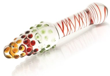 Двусторонний стеклянный фаллос — Твой Каприз