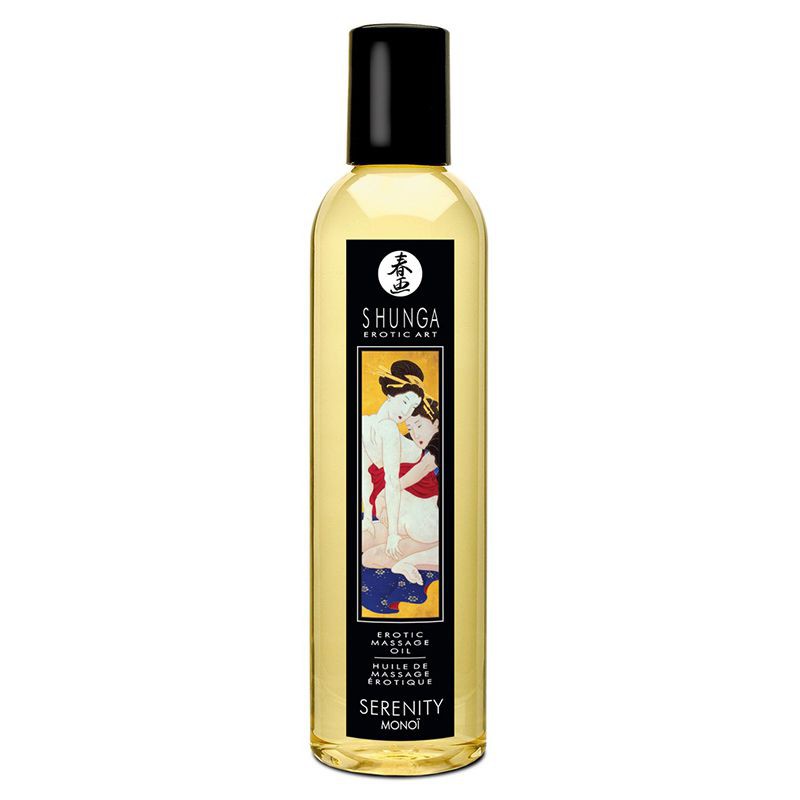 Эротическое массажное масло Shunga Serenity Цветочное фото 1 — Твой Каприз