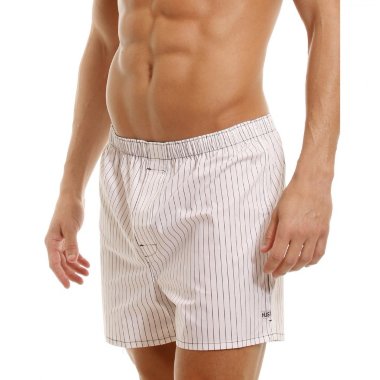 Пара мужских трусов HUSTLER - синие и в полоску — Твой Каприз