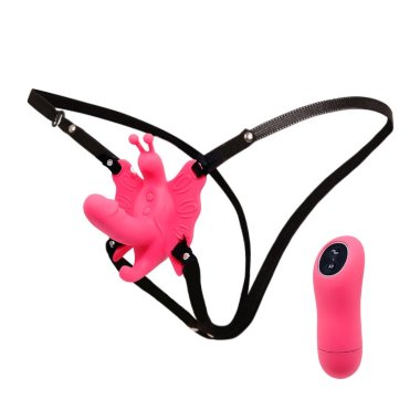 Стимулятор клитора и точки G на ремешках с вибрацией Ultra Passionate Harness — Твой Каприз