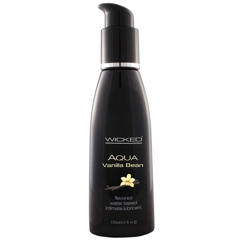 Лубрикант со вкусом ванильных бобов WICKED AQUA Vanilla Bean 120 мл фото 1 — Твой Каприз