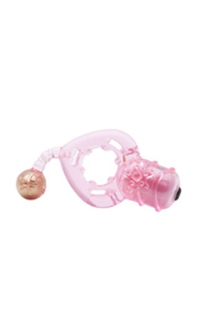 Стимулирующее кольцо Vibrus II с вибрацией розовое — Твой Каприз