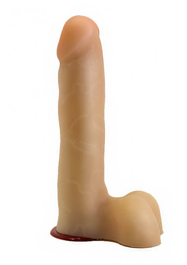 Реалистичная насадка для страпона телесная 16,5 см — Твой Каприз