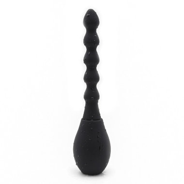 Анальный душ с длинной стимулирующей насадкой — Твой Каприз