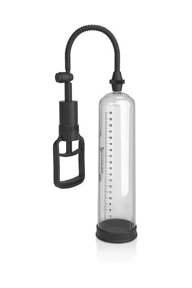 Прозрачная ручная вакуумная помпа для мужчин с насосом Classix Large Penis — Твой Каприз