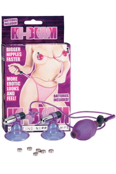 Виброприсоски с грушей для сосков — Твой Каприз