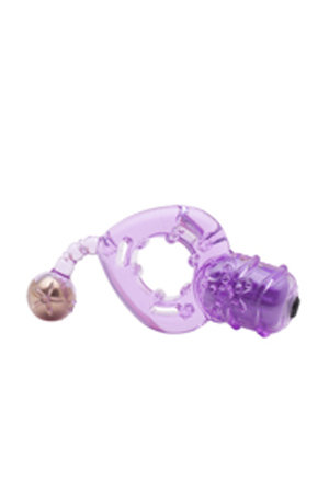 Стимулирующее кольцо Vibrus II с вибрацией фиолетовое — Твой Каприз