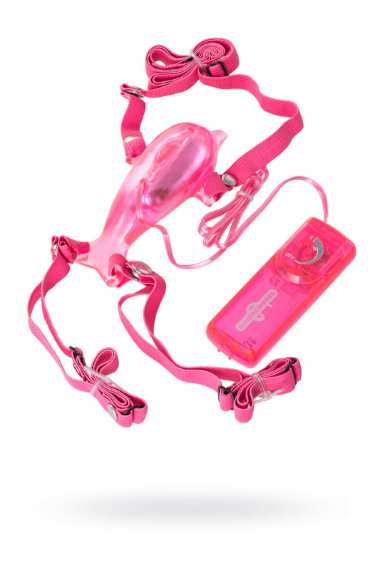 Вибратор поясной Seven Creations в форме дельфина — Твой Каприз