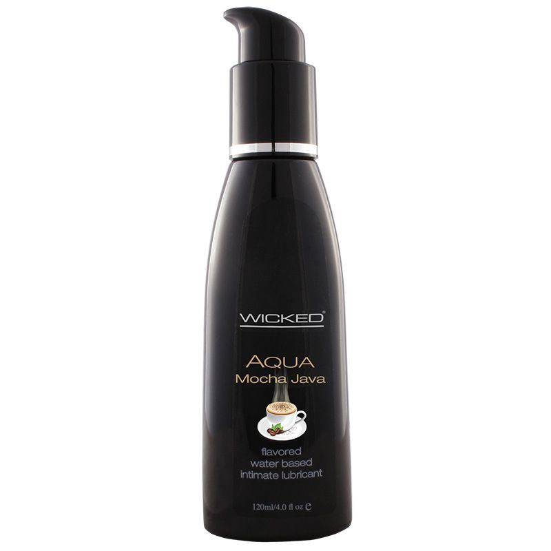 Лубрикант со вкусом кофе мокка WICKED AQUA Mocha Java 120 мл фото 1 — Твой Каприз