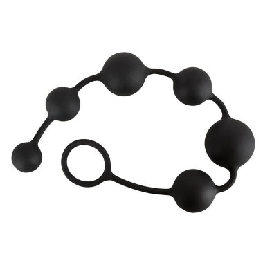 Анальная цепочка BLACK VELVETS — Твой Каприз