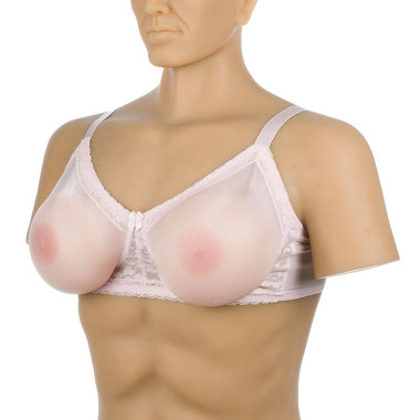 Розовый бюстгальтер с накладной грудью — Твой Каприз