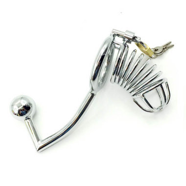 Клетка на пенис с анальным шаром — Твой Каприз