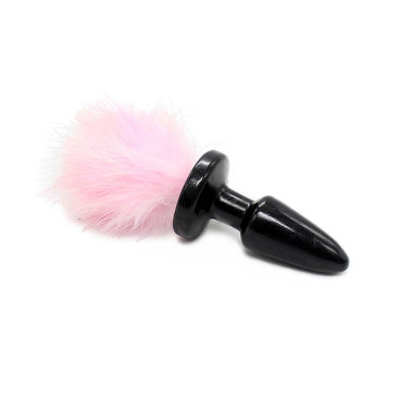 Анальная пробка с пушистым хвостиком — Твой Каприз