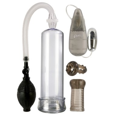 Вакуумная помпа Sta-Hard Erector Set с аксессуарами черная — Твой Каприз