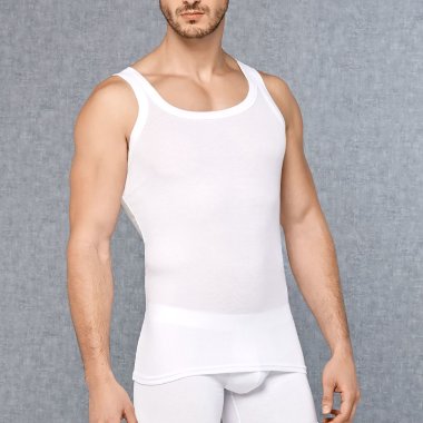 Белая майка DOREANSE полупрозрачная — Твой Каприз