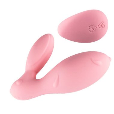 Многофункциональный вибромассажер в форме зайчика Eris — Твой Каприз