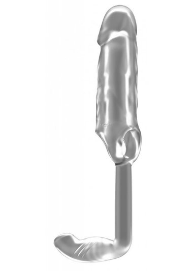 Насадка на пенис с пробкой Stretchy Penis Exten and Plug — Твой Каприз