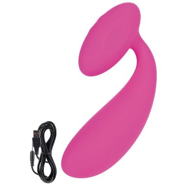 Вибромассажер изогнутый Lust by JOPEN  L10 перезаряжаемый розовый — Твой Каприз