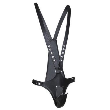 Мужская сбруя-боди с доступом — Твой Каприз