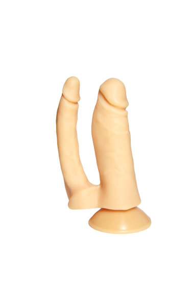 Двойной фаллоимитатор на присоске — Твой Каприз