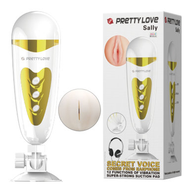 Мега-мастурбатор с вибрацией Pussy style — Твой Каприз