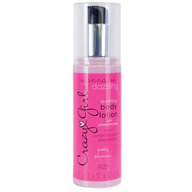 Мерцающий лосьон для тела с феромонами Crazy Girl Pretty Plumeria — Твой Каприз