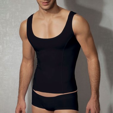 Черная майка DOREANSE обтягивающая — Твой Каприз