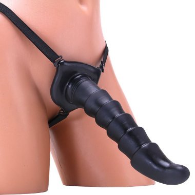 Фалоиммитатор с креплением PLAYFUL PARTNER STRAP ON женский  черный — Твой Каприз