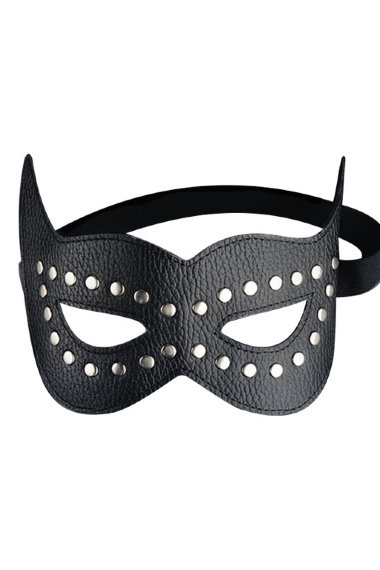 Кожаная маска на глаза Sitabella — Твой Каприз