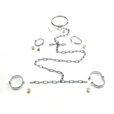 Металлические фиксаторы руки ноги шея на цепях — Твой Каприз