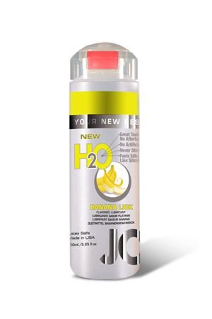 Ароматизированный любрикант на водной основе JO Flavored Banana Lick, 5.25 oz (150 мл) — Твой Каприз