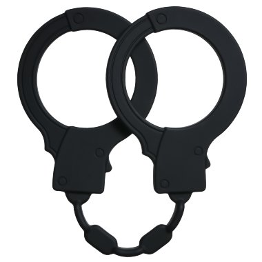 Силиконовые наручники Stretchy Cuffs Black — Твой Каприз