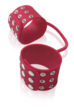 Фиксаторы Fetish Fantasy Elite силиконовые для рук или ног красные — Твой Каприз