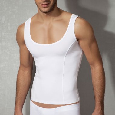 Белая майка DOREANSE обтягивающая — Твой Каприз