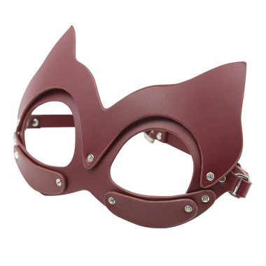 Кожаная маска женщины кошки — Твой Каприз