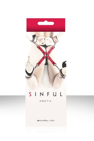 Фиксация крестообразная Sinful Hogtie розовая — Твой Каприз