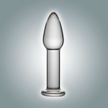 Гиппоаллергенная анальная втулка из стекла — Твой Каприз