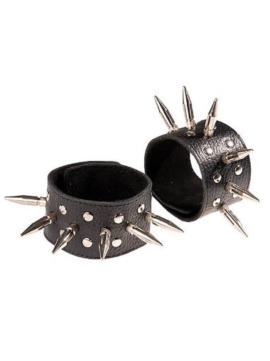 Напульсники с длинными стальными шипами SITABELLA BDSM — Твой Каприз